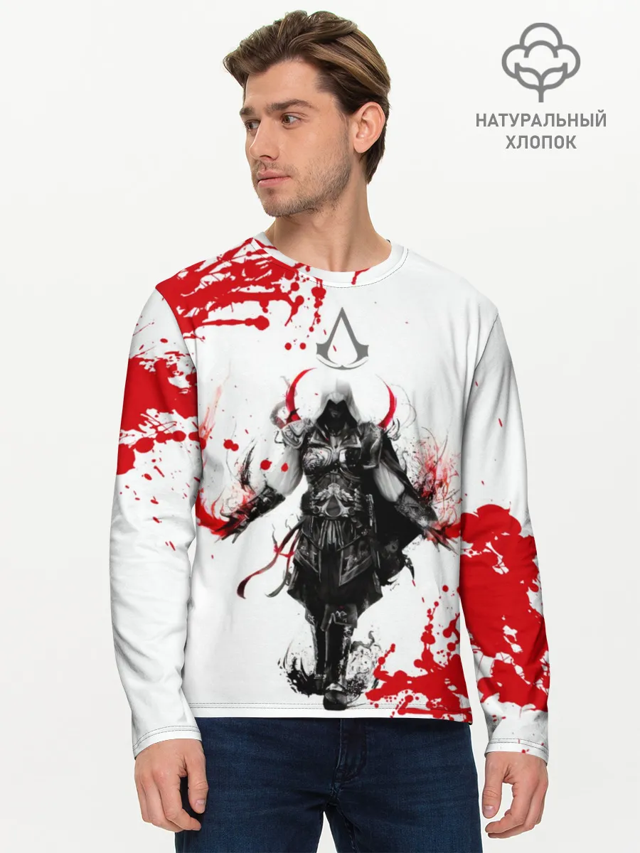Мужской лонгслив базовый / Assassins Creed
