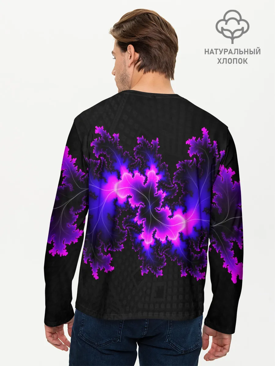 Мужской лонгслив базовый / NEON Liquid