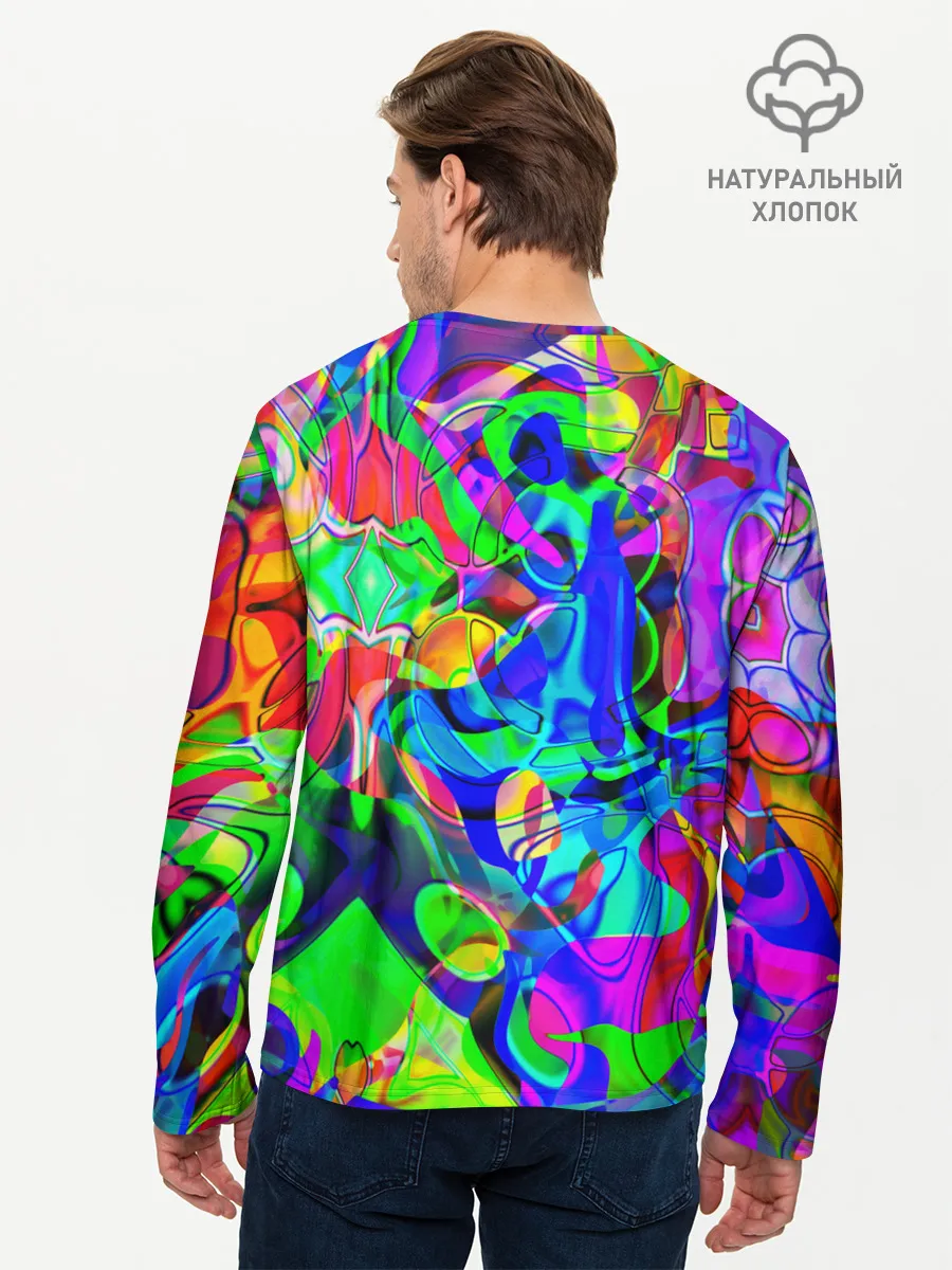 Мужской лонгслив базовый / НЕОНОВЫЕ КРАСКИ