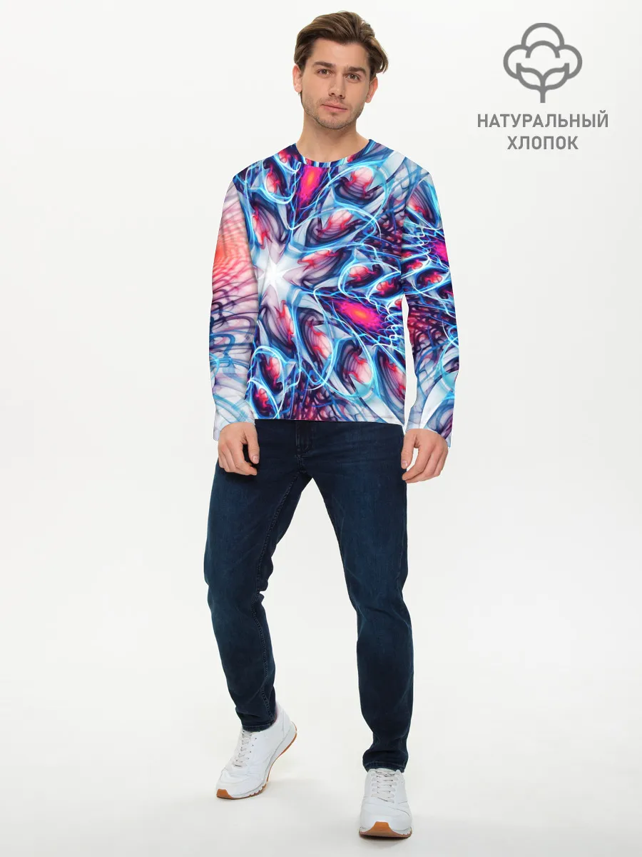 Мужской лонгслив базовый / ABSTRACTION ILLUSION
