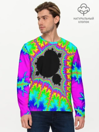 Мужской лонгслив базовый / NEON PSY