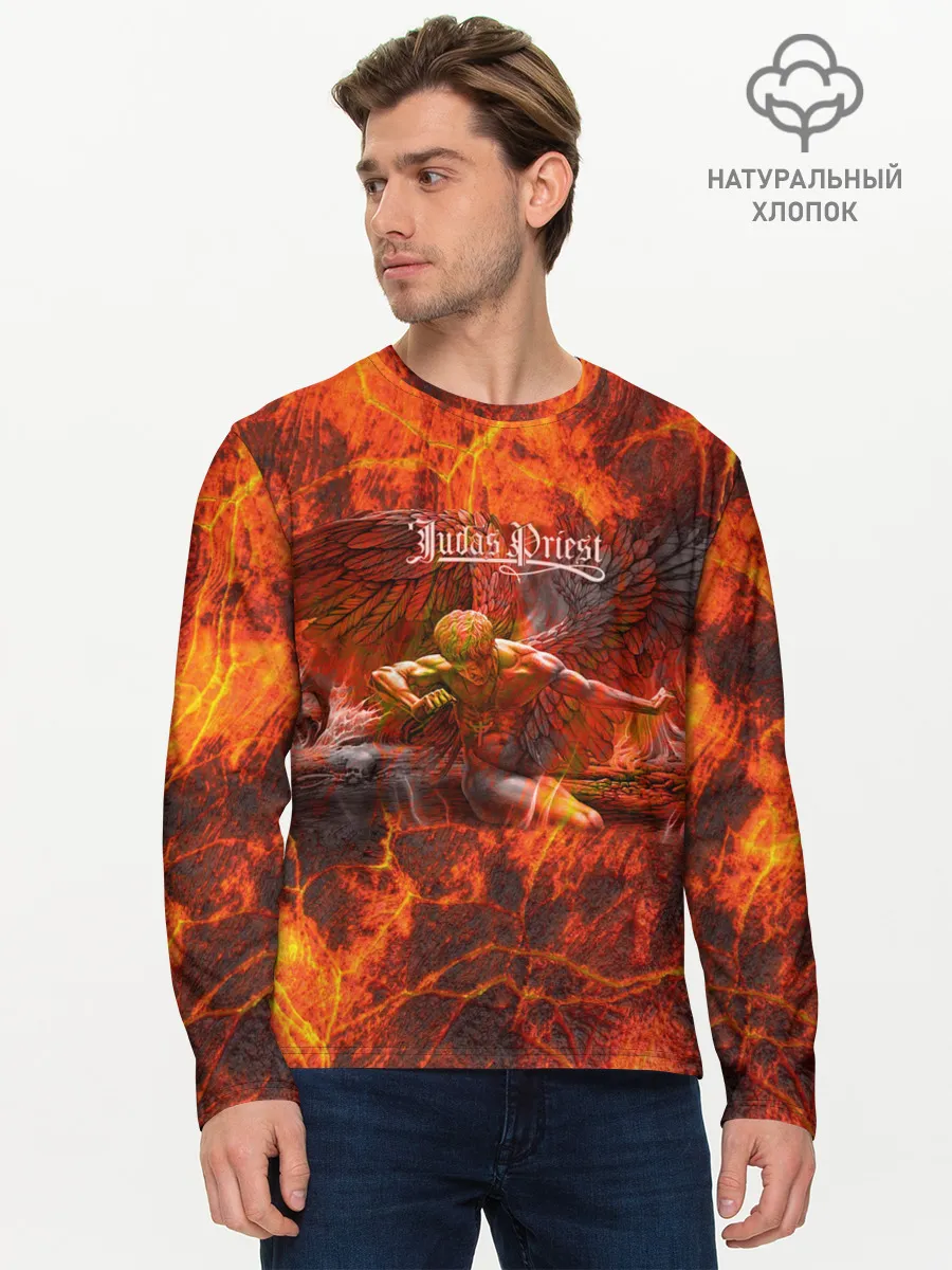 Мужской лонгслив базовый / Judas Priest