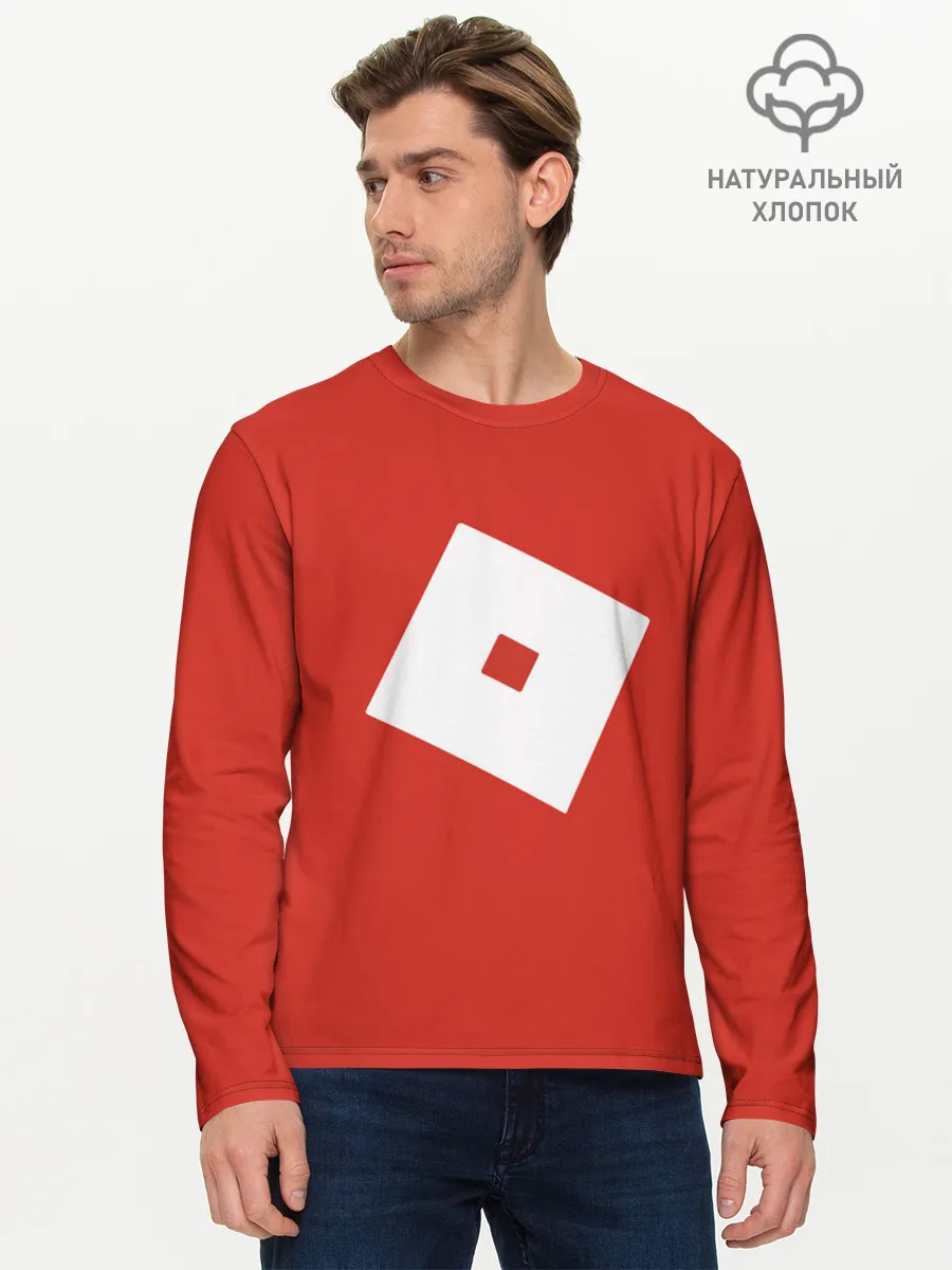 Мужской лонгслив базовый / Roblox