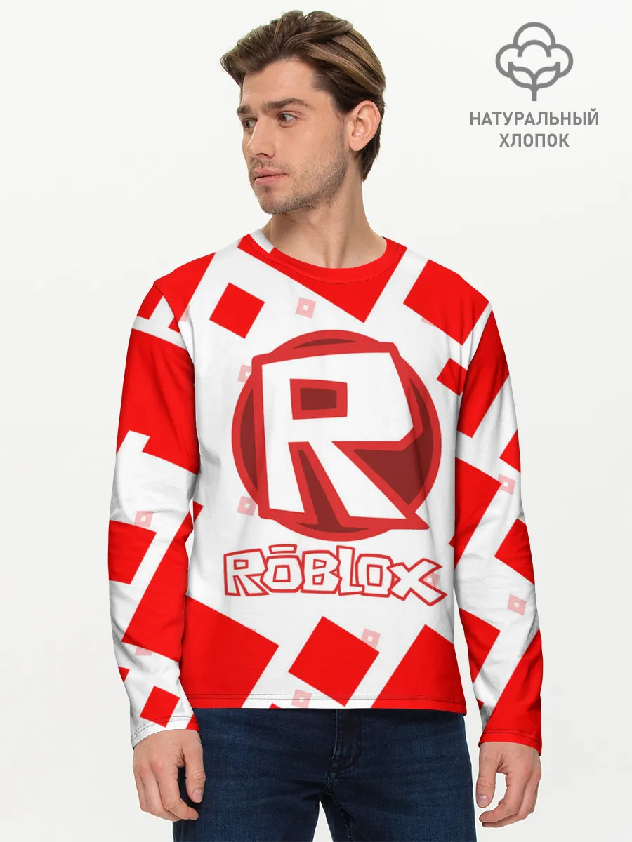 Мужской лонгслив базовый / ROBLOX