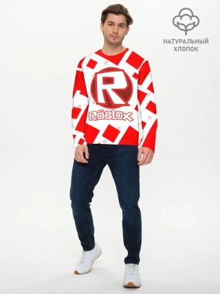 Мужской лонгслив базовый / ROBLOX