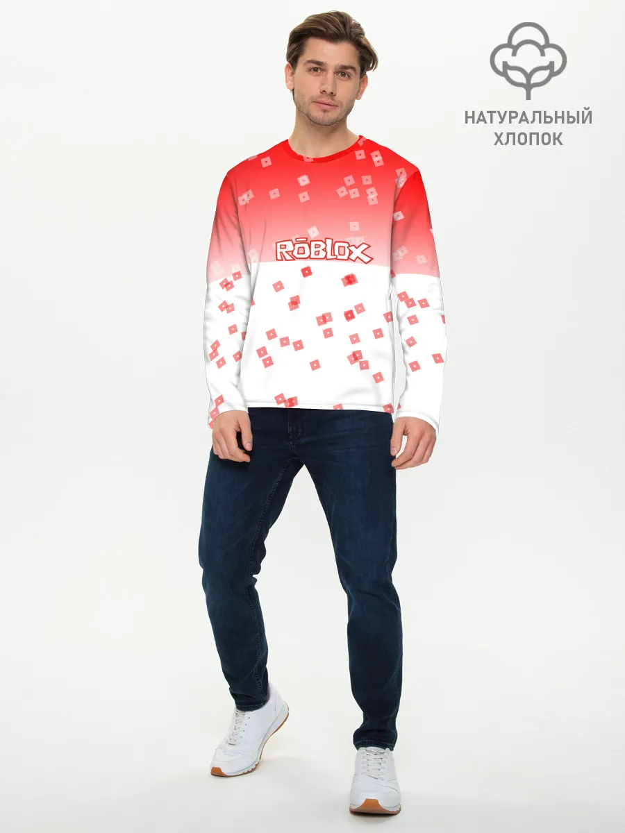 Мужской лонгслив базовый / ROBLOX