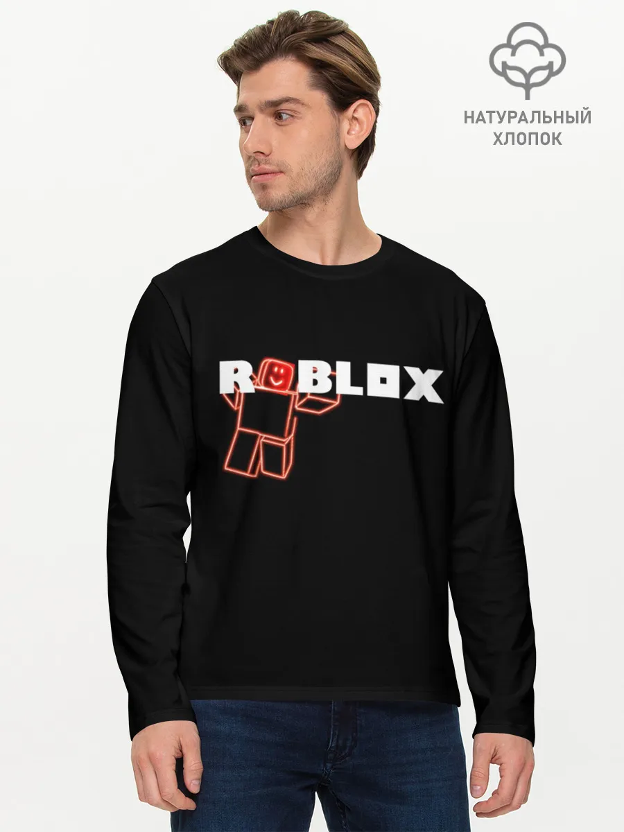 Мужской лонгслив базовый / Роблокс Roblox