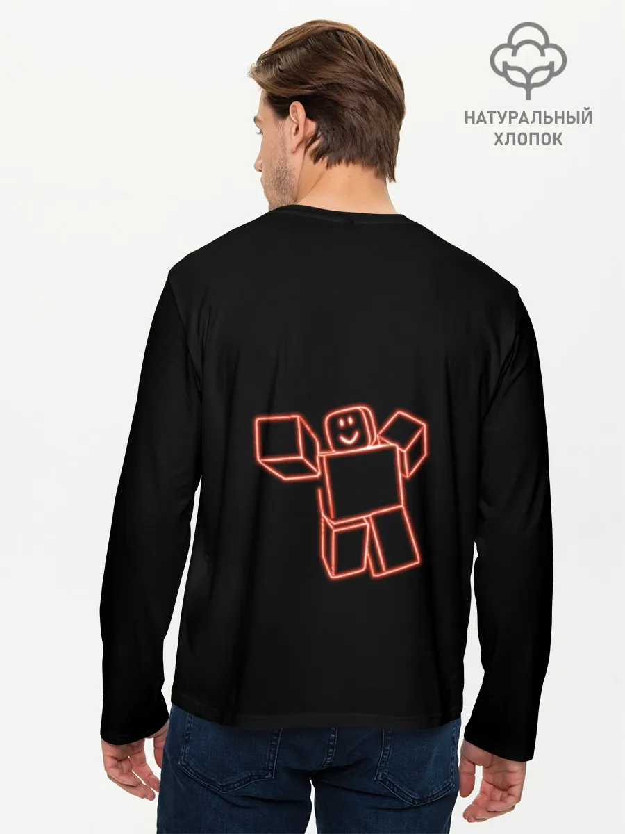 Мужской лонгслив базовый / Роблокс Roblox