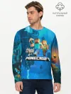 Мужской лонгслив базовый / Minecraft / Майнкрафт