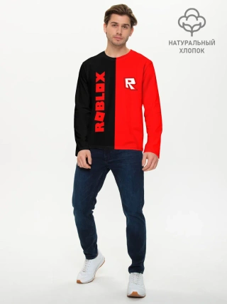 Мужской лонгслив базовый / ROBLOX