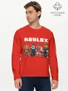 Мужской лонгслив базовый / ROBLOX