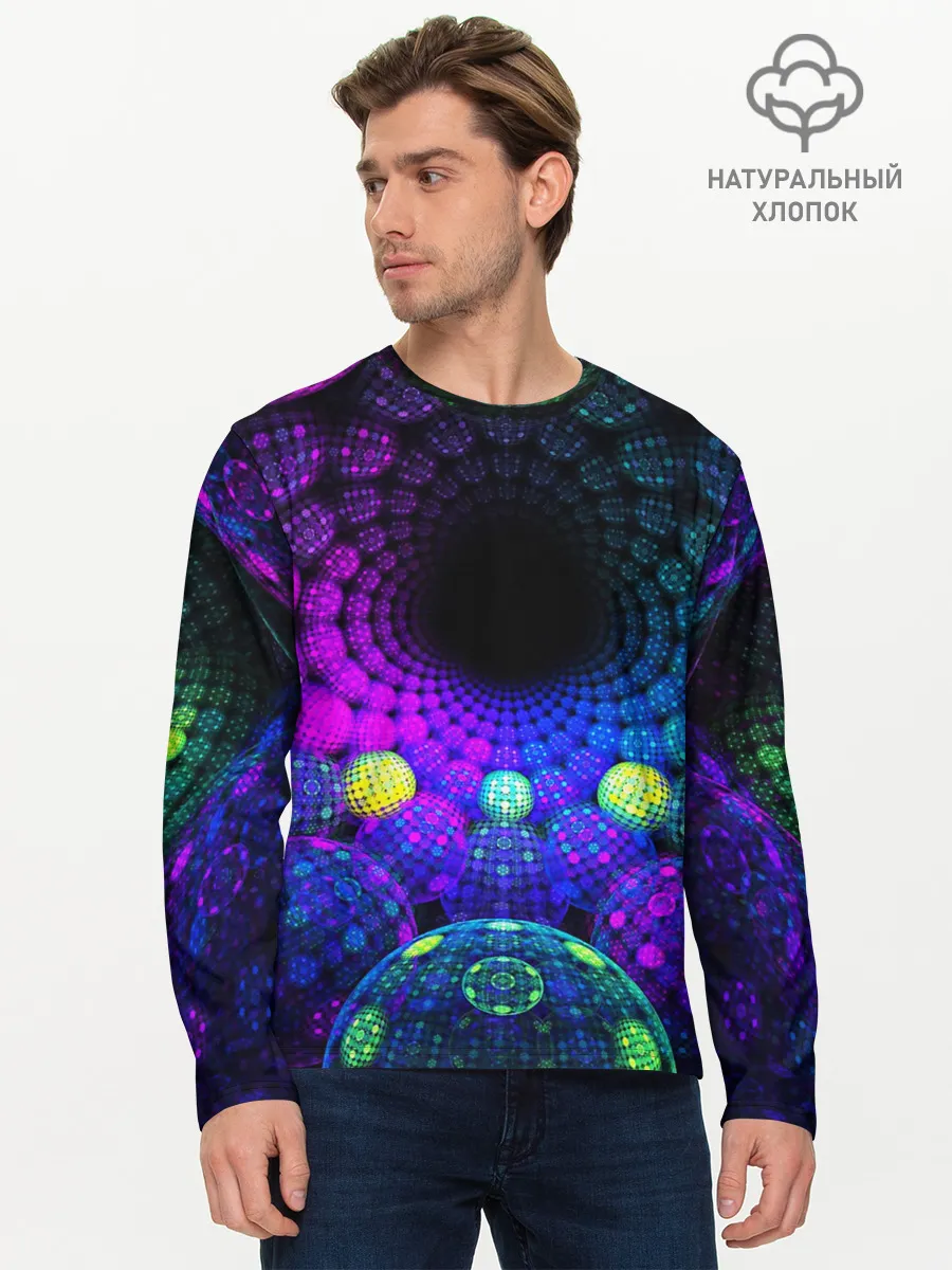 Мужской лонгслив базовый / PSY NEON
