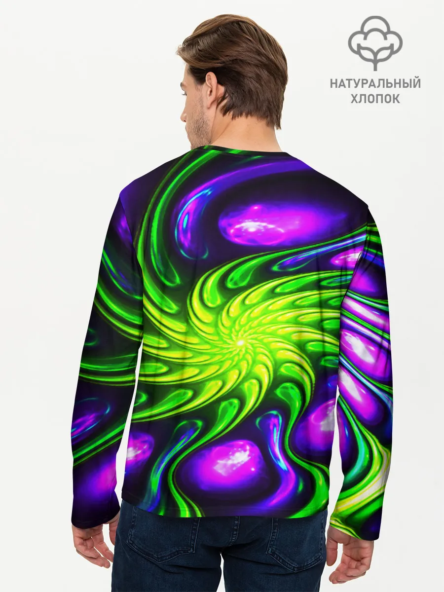 Мужской лонгслив базовый / NEON&ACID