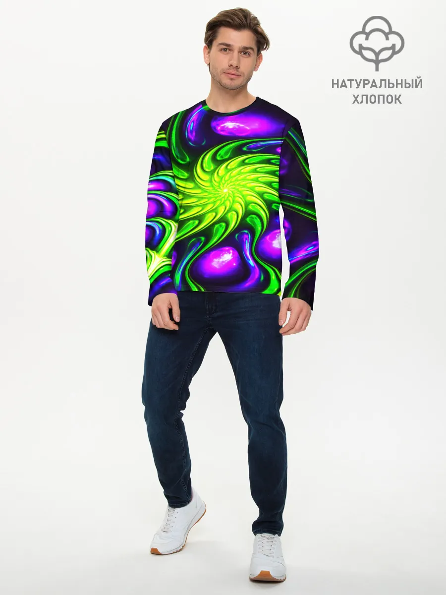 Мужской лонгслив базовый / NEON&ACID