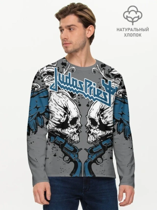 Мужской лонгслив базовый / Judas Priest