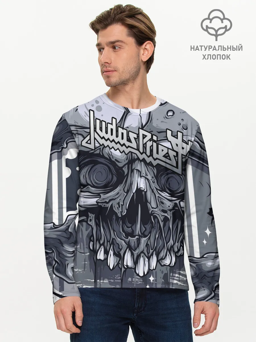 Мужской лонгслив базовый / Judas Priest