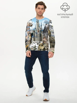 Мужской лонгслив базовый / HEROES