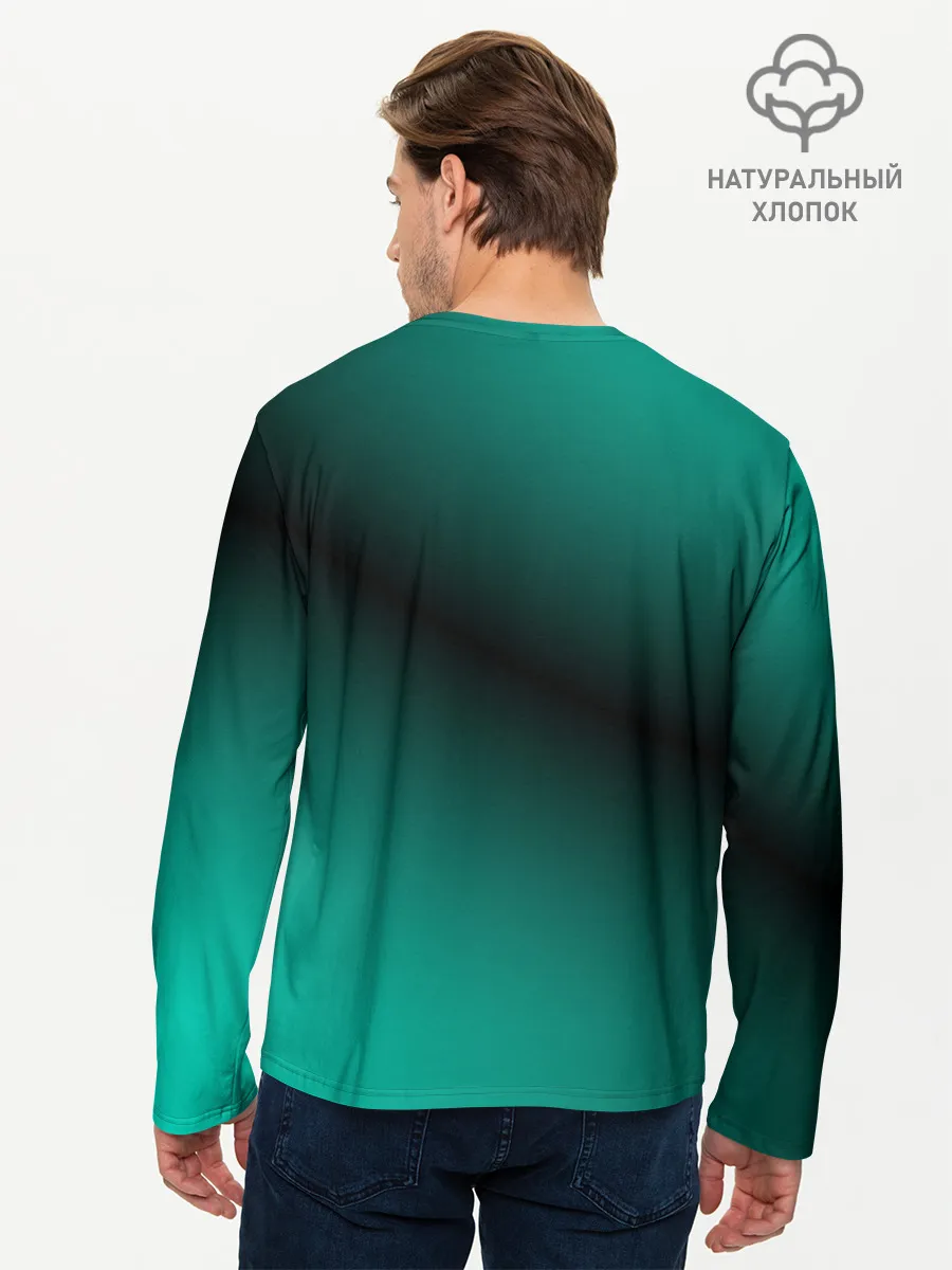 Мужской лонгслив базовый / корги