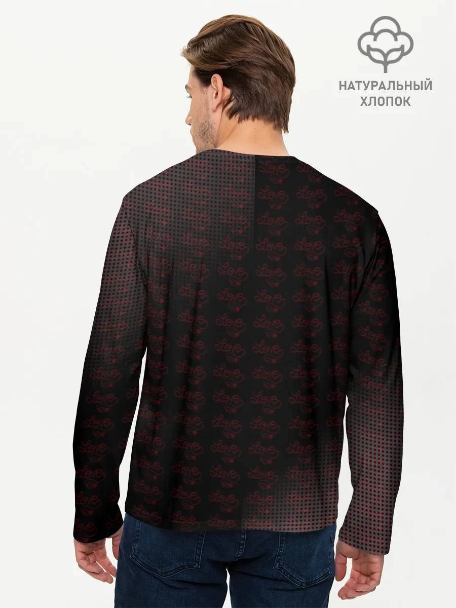 Мужской лонгслив базовый / Корги