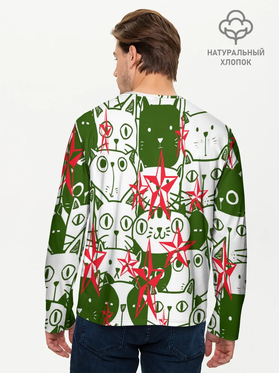 Мужской лонгслив базовый / КИСЫ