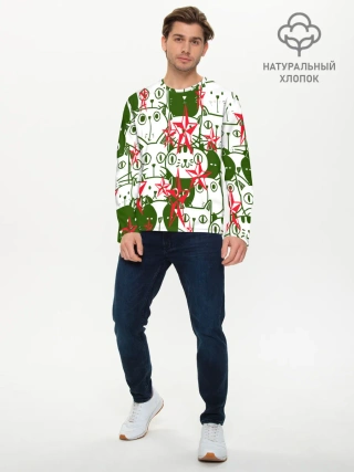 Мужской лонгслив базовый / КИСЫ