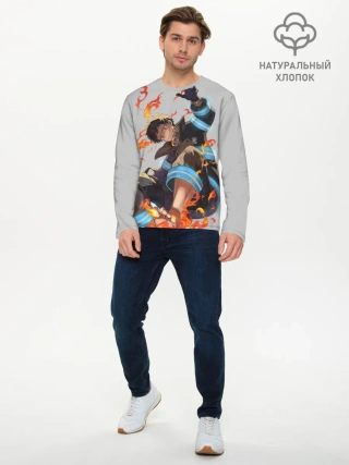 Мужской лонгслив базовый / FireForce