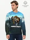 Мужской лонгслив базовый / Minecraft / Майнкрафт