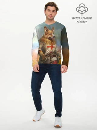 Мужской лонгслив базовый / КОРГИ ЛУЧНИК