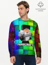 Мужской лонгслив базовый / Minecraft / Майнкрафт