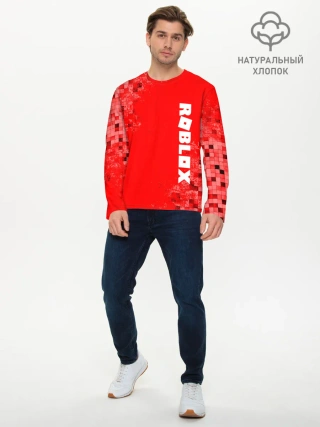 Мужской лонгслив базовый / ROBLOX