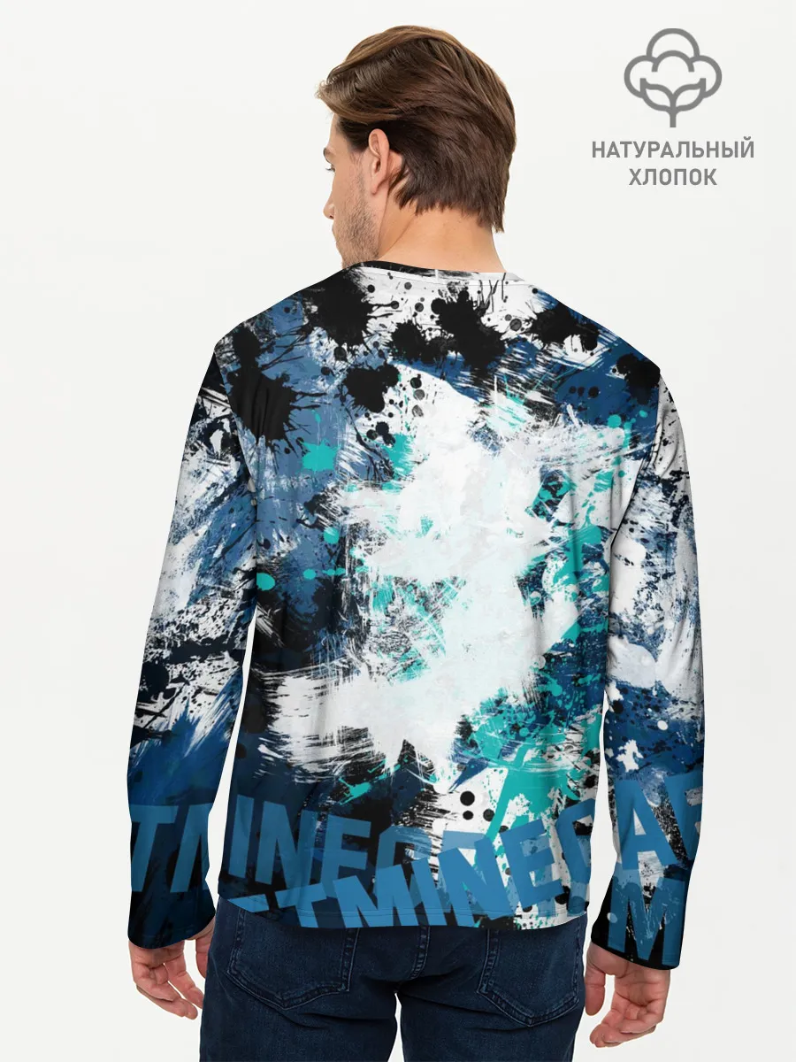 Мужской лонгслив базовый / Minecraft / Майнкрафт