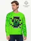 Мужской лонгслив базовый / MINECRAFT