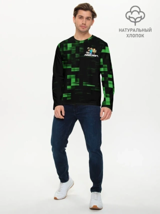 Мужской лонгслив базовый / MINECRAFT.