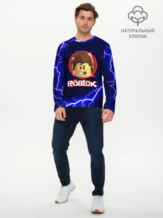 Мужской лонгслив базовый / ROBLOX