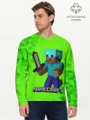 Мужской лонгслив базовый / MINECRAFT