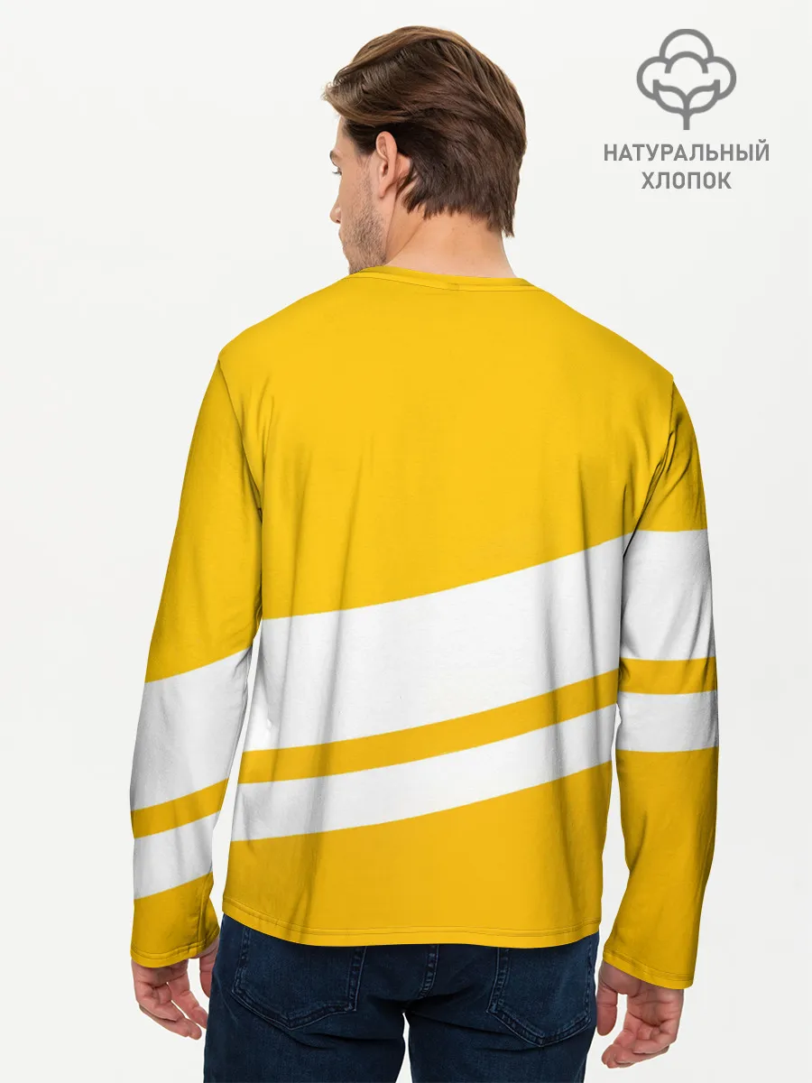 Мужской лонгслив базовый / Green Eilish