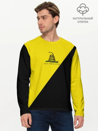 Мужской лонгслив базовый / Dont tread on me