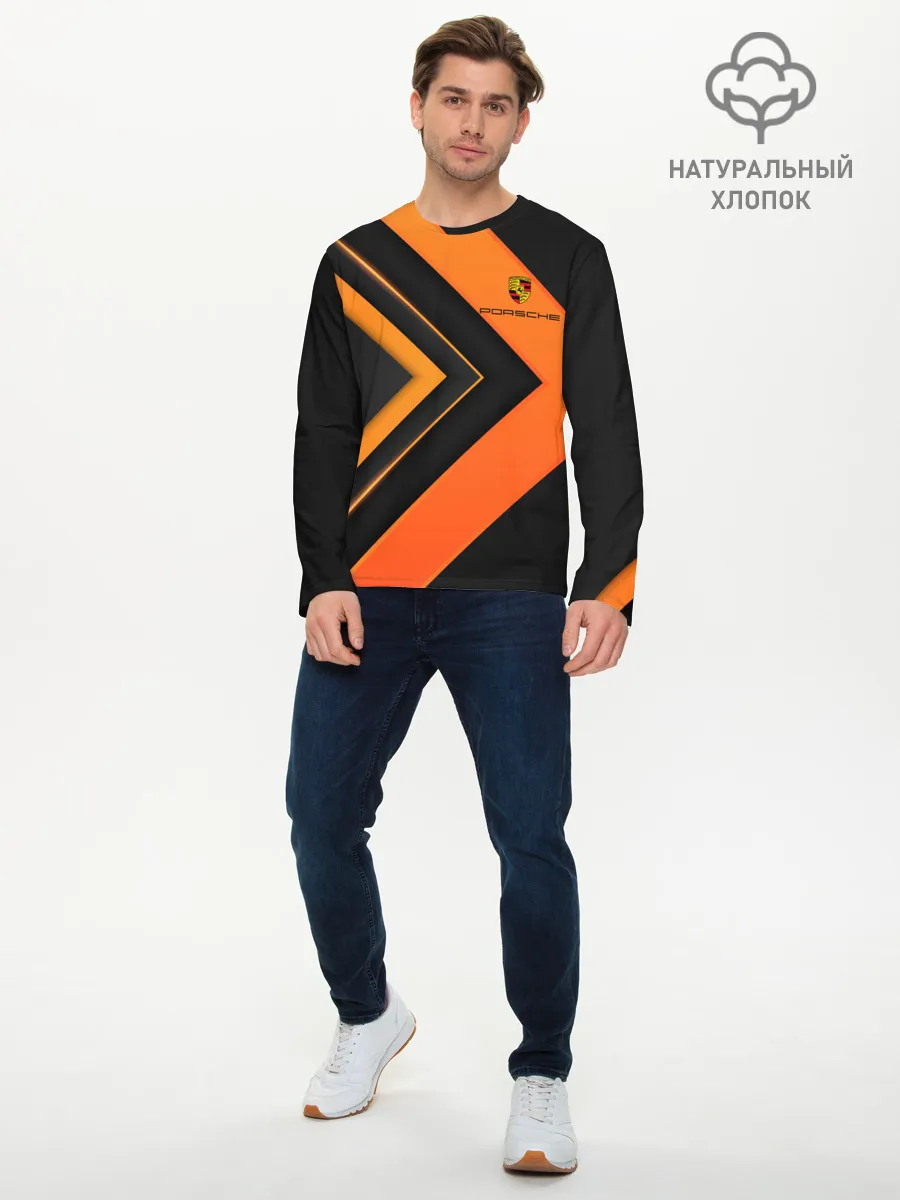 Мужской лонгслив базовый / PORSCHE | ПОРШЕ