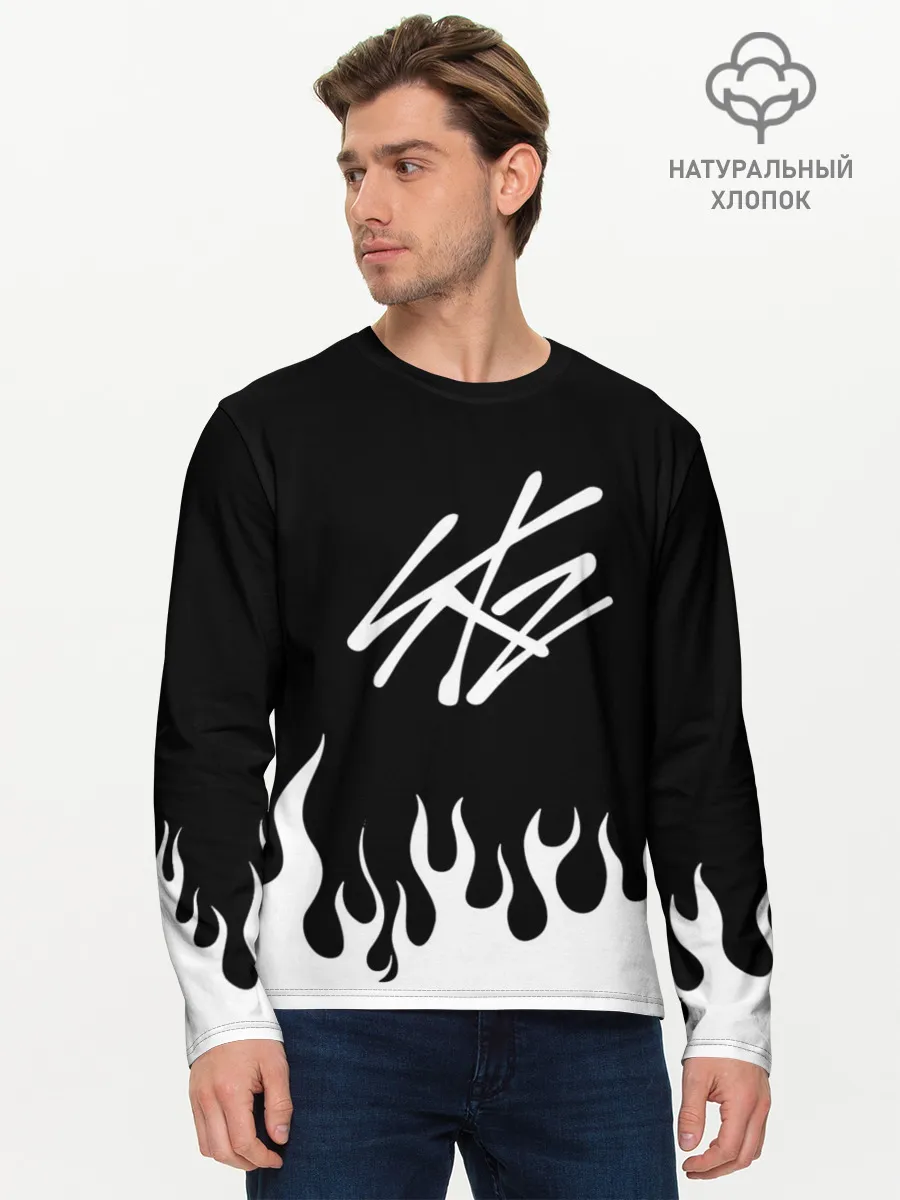 Мужской лонгслив базовый / Stray Kids