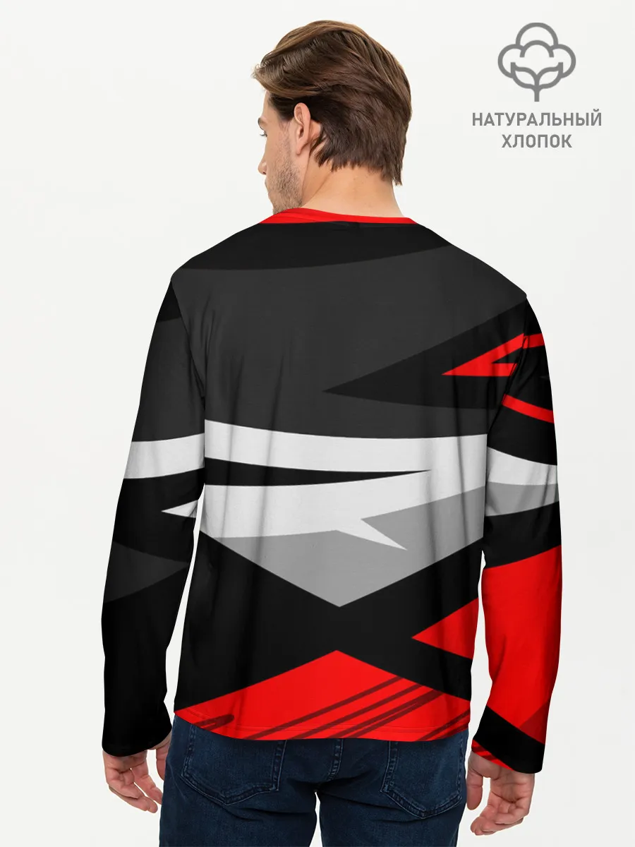 Мужской лонгслив базовый / Mercedes-Benz