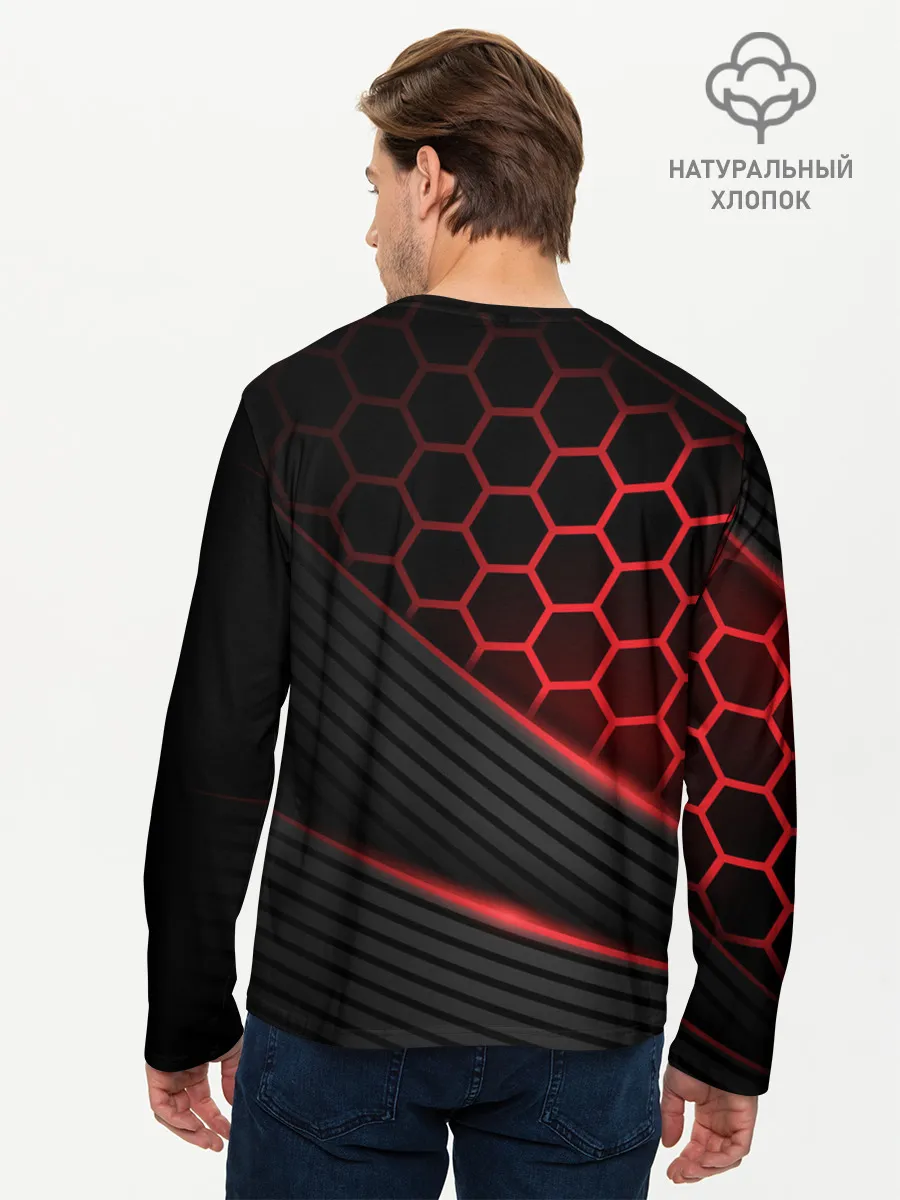 Мужской лонгслив базовый / Mercedes-Benz