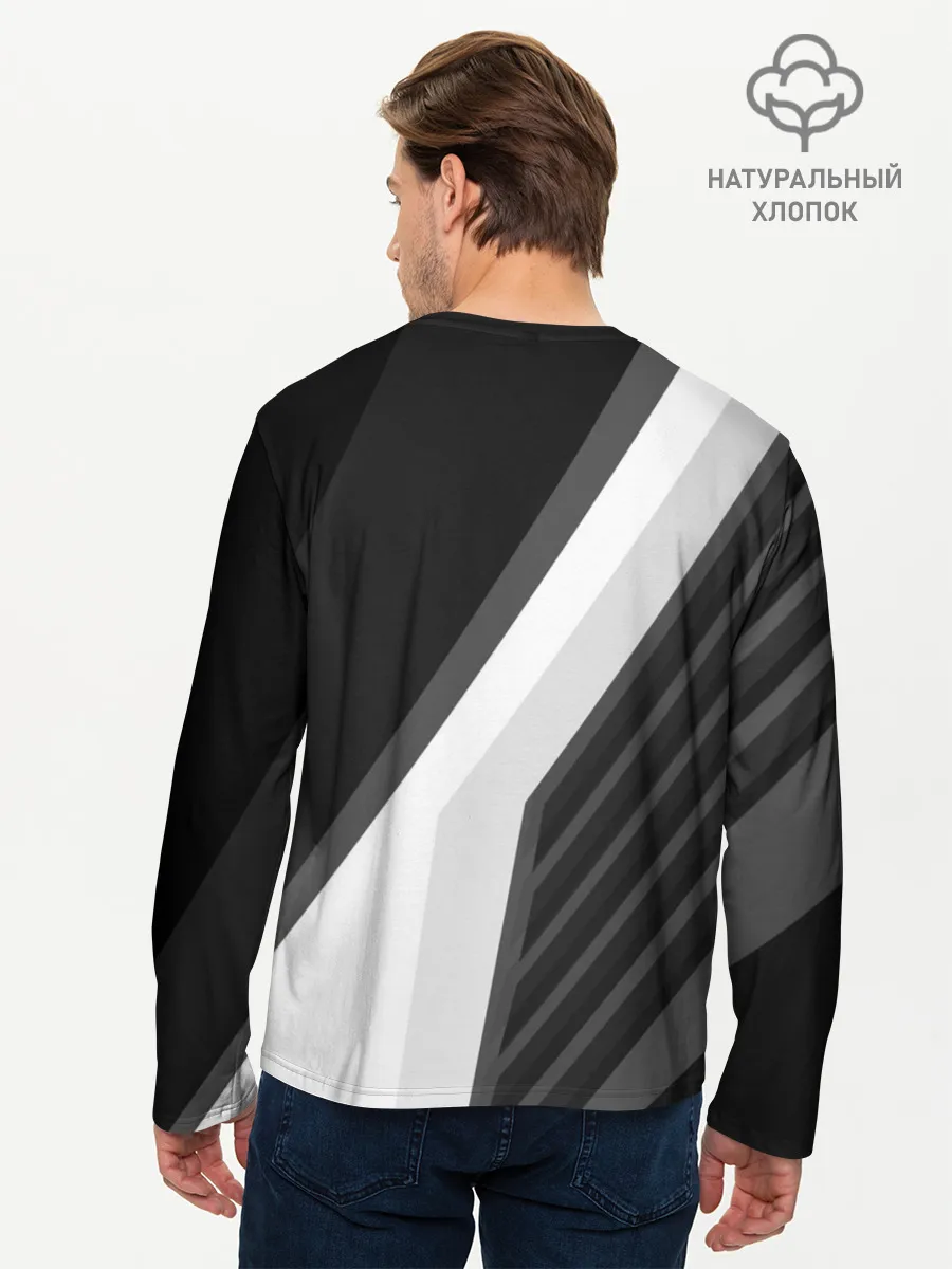 Мужской лонгслив базовый / Mercedes-Benz