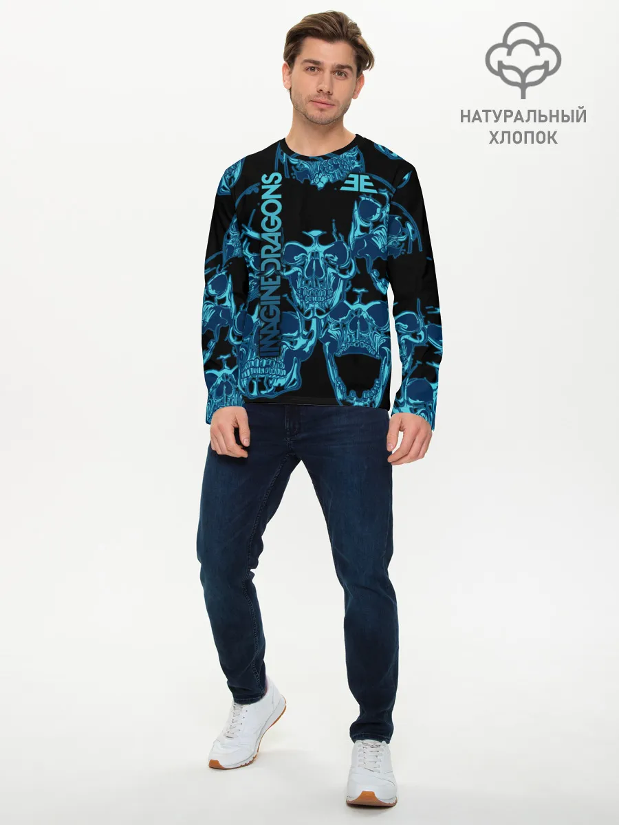 Мужской лонгслив базовый / Imagine Dragons