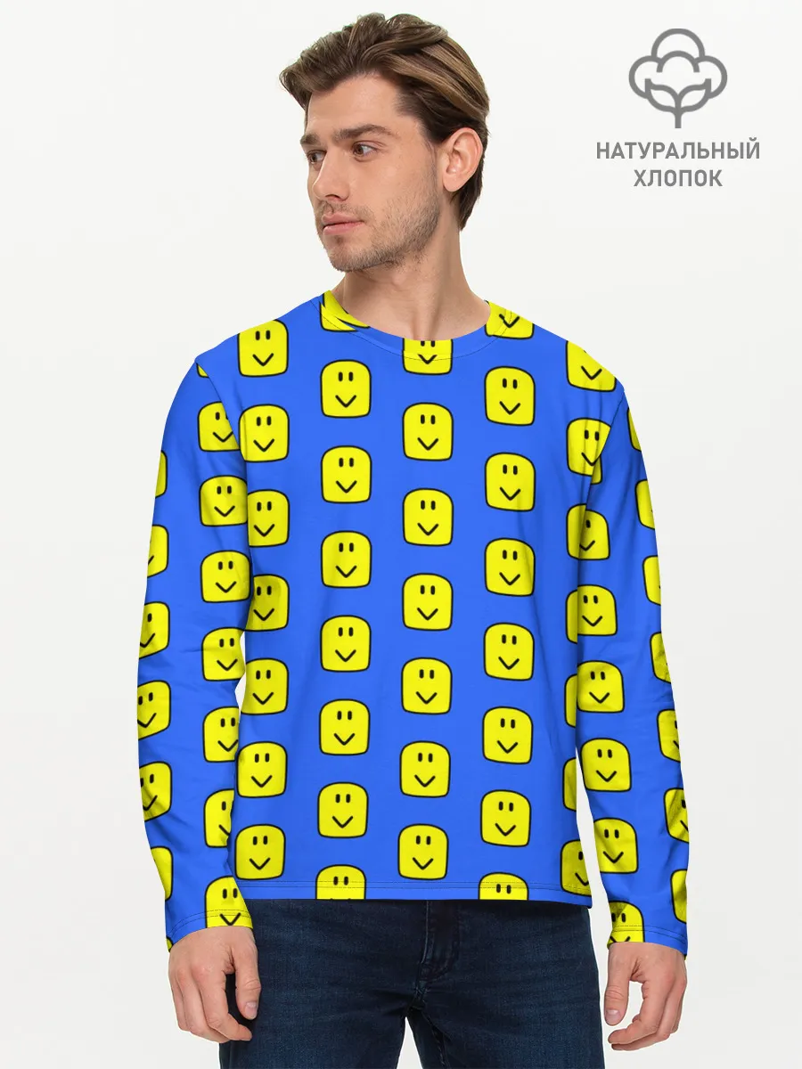 Мужской лонгслив базовый / ROBLOX