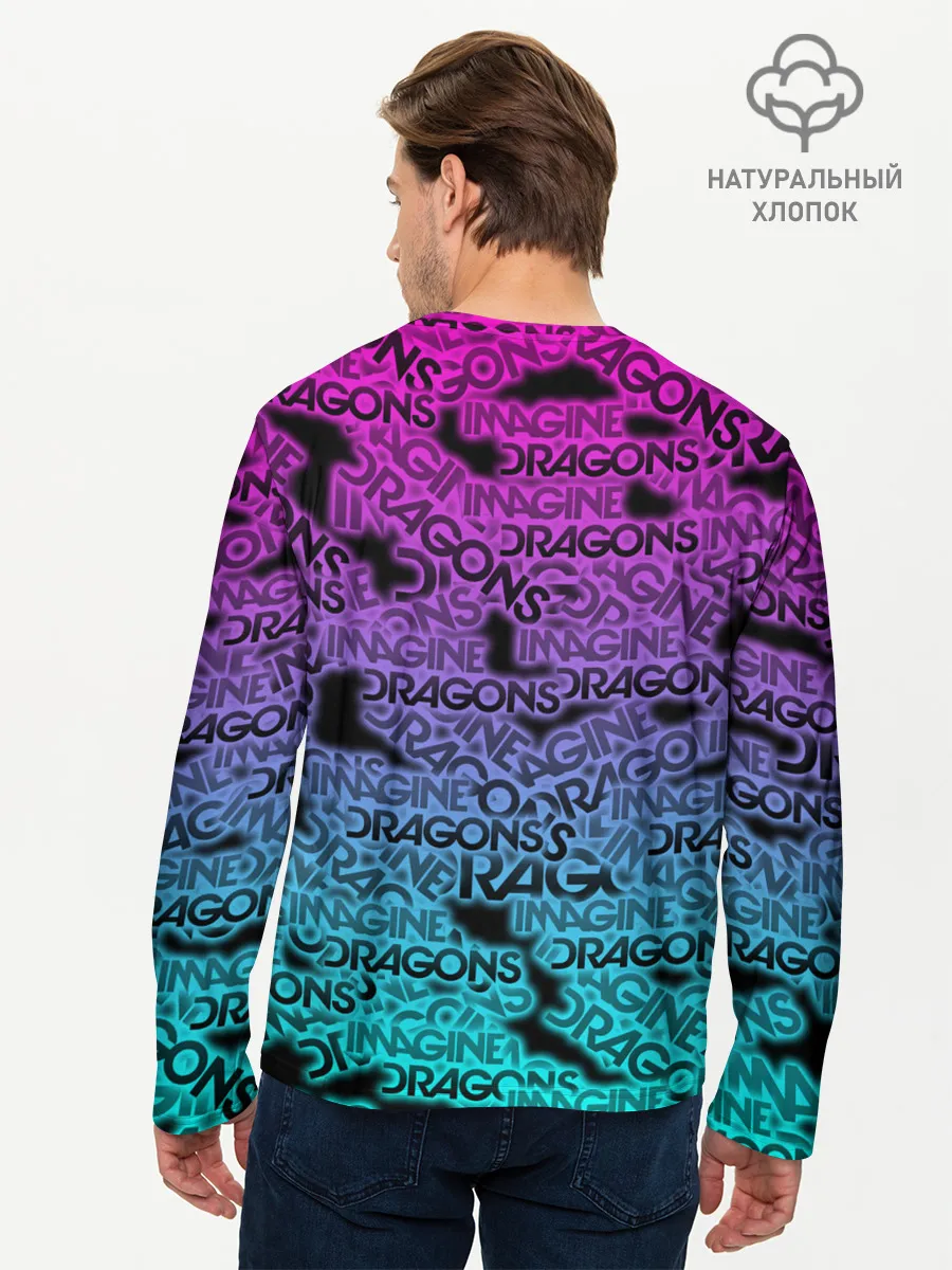 Мужской лонгслив базовый / Imagine Dragons