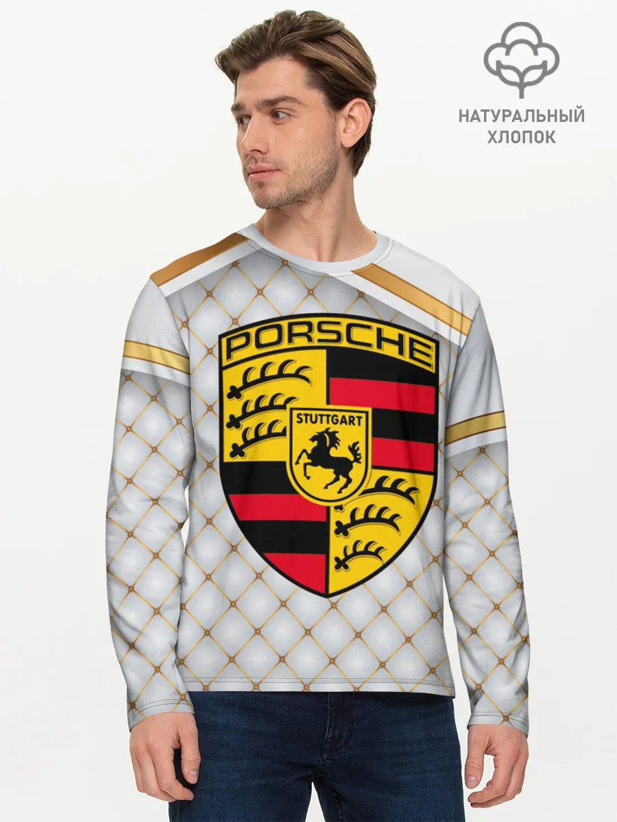 Мужской лонгслив базовый / PORSCHE