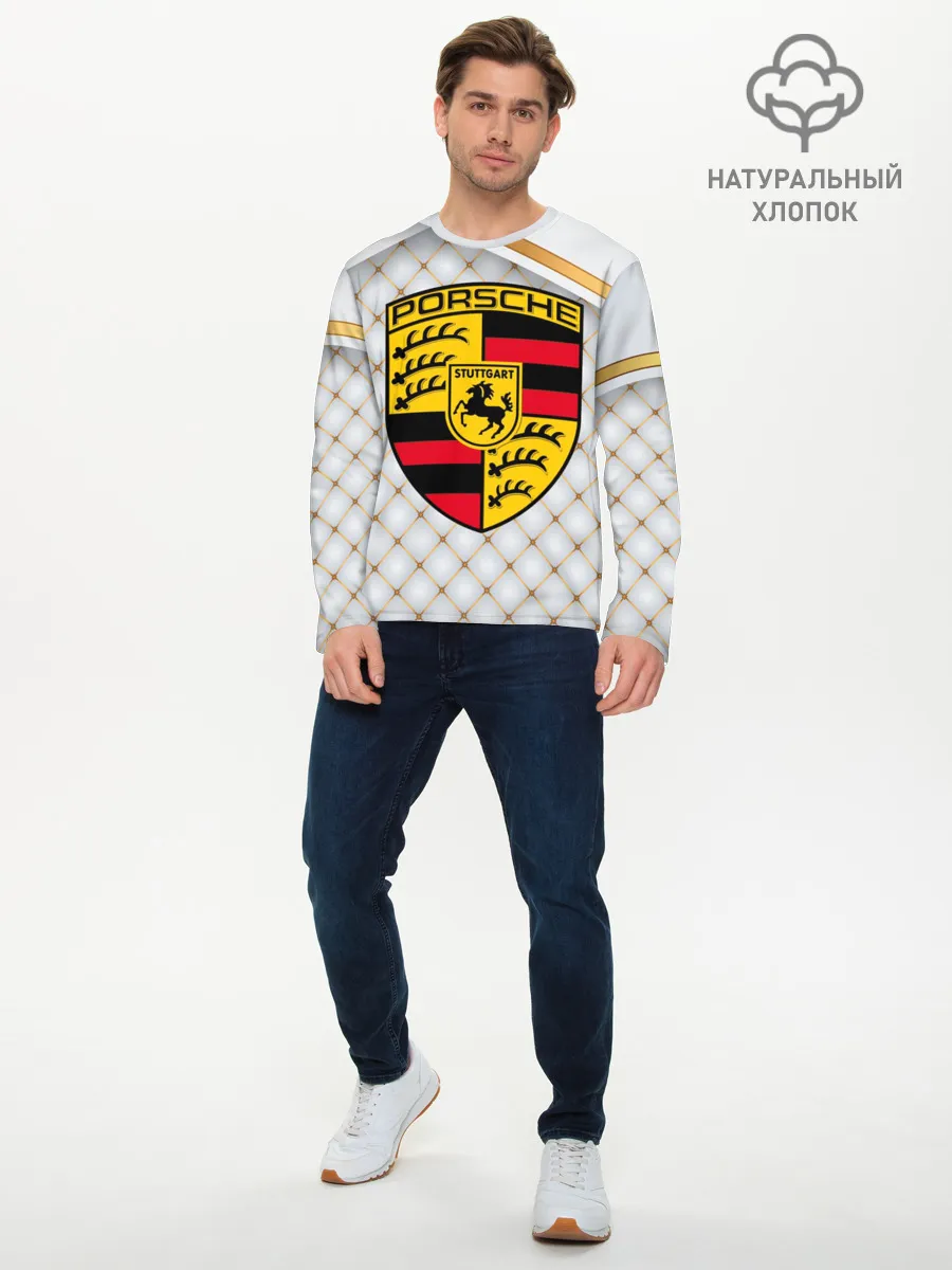 Мужской лонгслив базовый / PORSCHE
