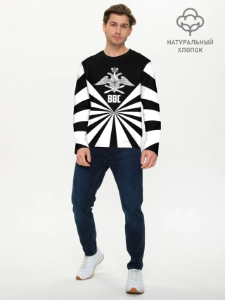 Мужской лонгслив базовый / ВВС