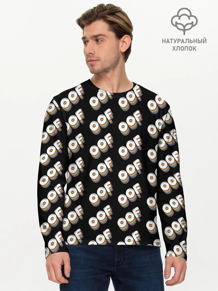 Мужской лонгслив базовый / ROBLOX