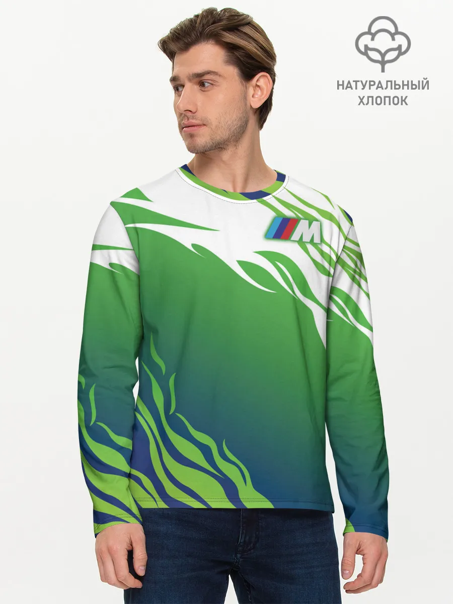 Мужской лонгслив базовый / BMW